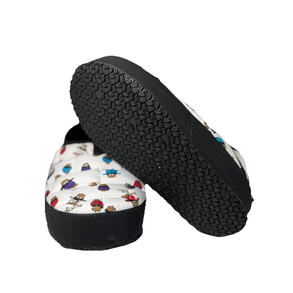 The North Face Nuptse Mules Bears Print Kids Size 3 No Box
